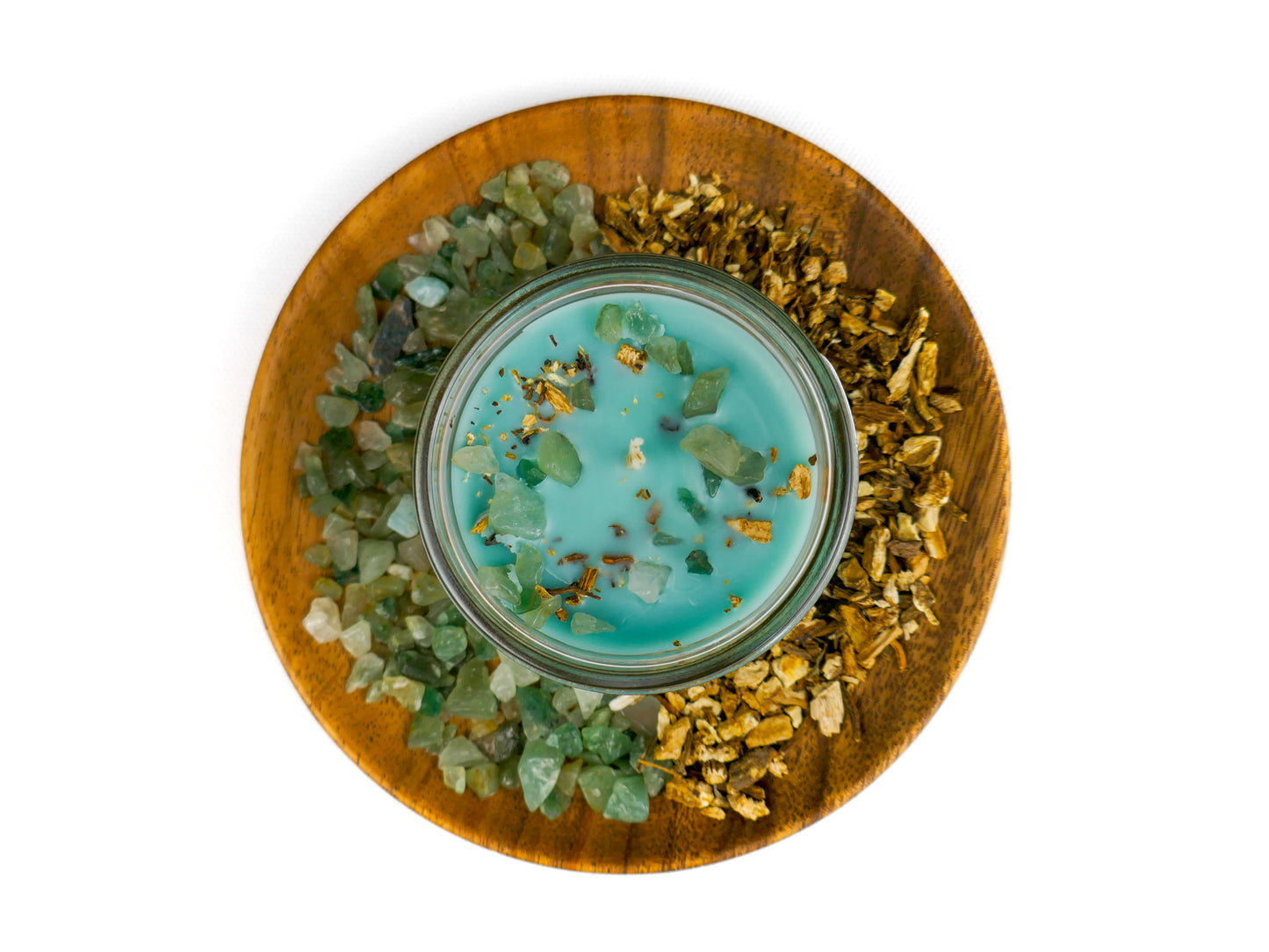 Crystal Candle - Aventurine