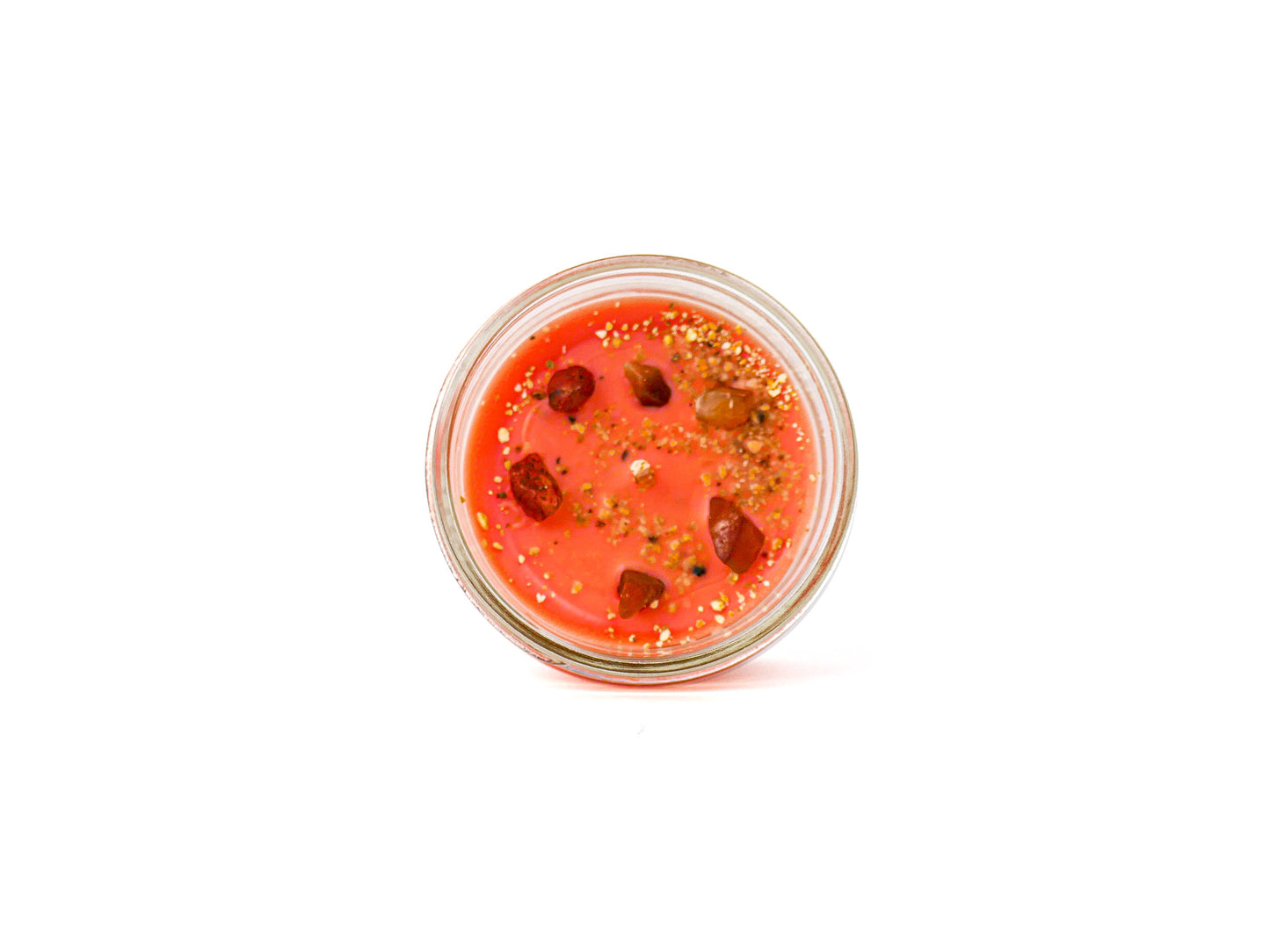 Crystal Candle - Carnelian