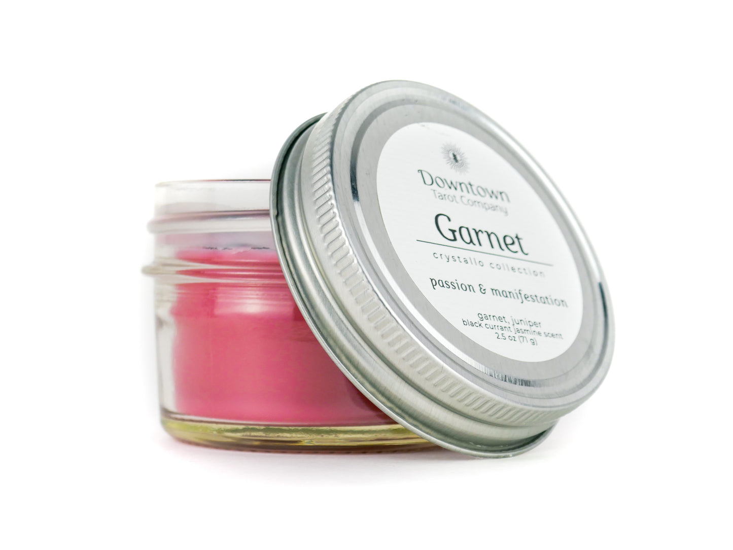 Crystal Candle - Garnet