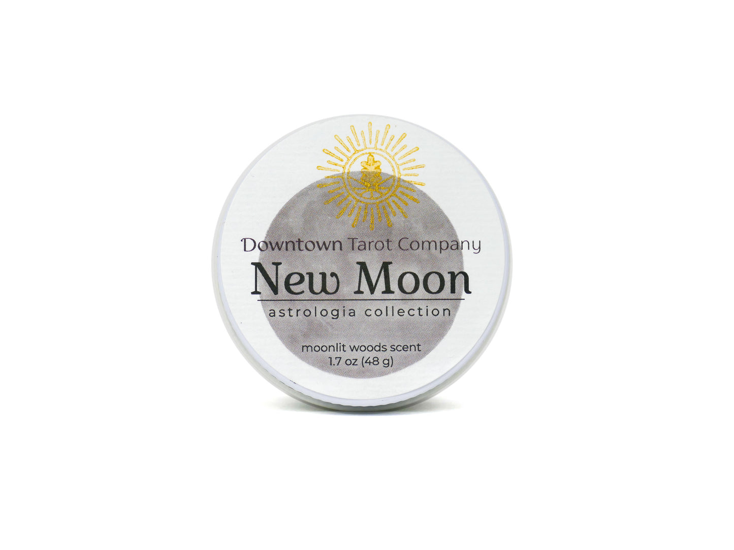 Mini Moon Phase Candle - New Moon